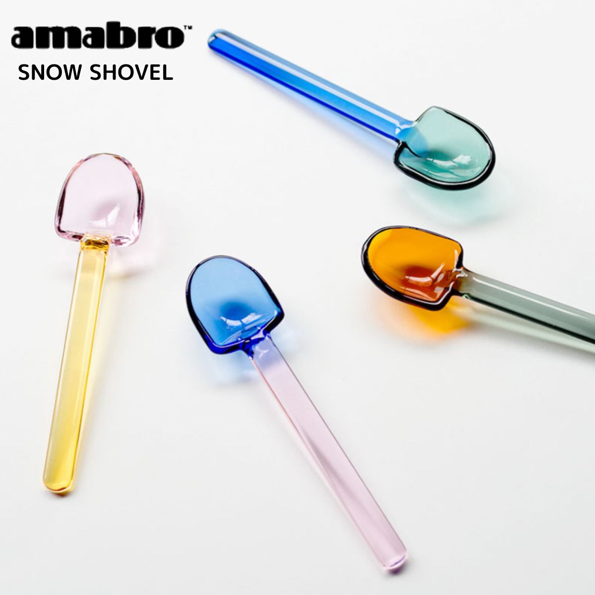 amabro アマブロ SNOW SHOVEL スノーシャベル 1687 1688 1689 1690 TWO TONE SERIES スプーン ティースプーン デザートスプーン 食器 ジャム マドラー カトラリー おしゃれ アイス ミルクガラ…