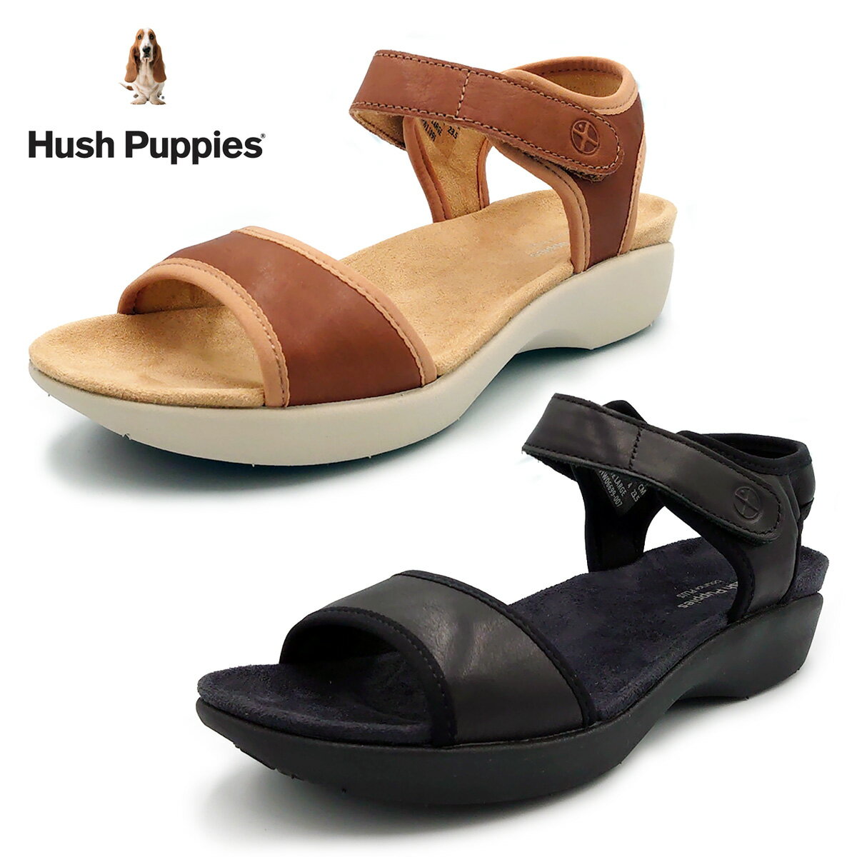 Hush Puppies ϥåѥԡ ǥ  Dorri Qtr Strap  Bounce Plus