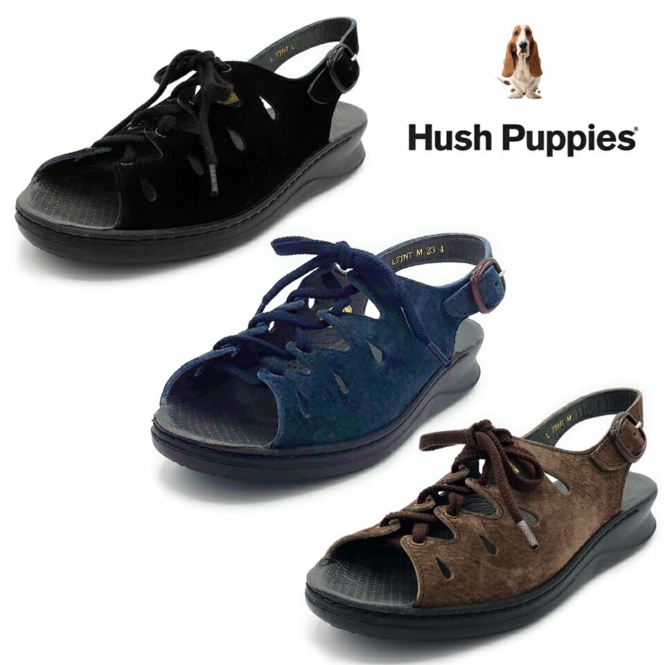 ハッシュパピー Hush Puppies ハッシュパピー　レディース　コンフォート サンダル　L-71NT 2022春夏　リニューアル　靴 外反母趾 母の日 調整可能 定番