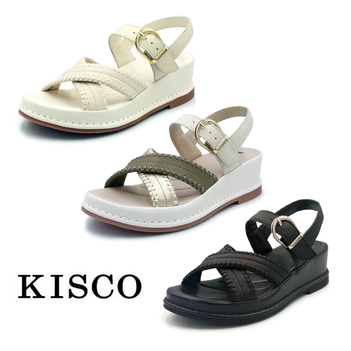 KISCO キスコ レディース サンダル KS 25141 靴 厚底