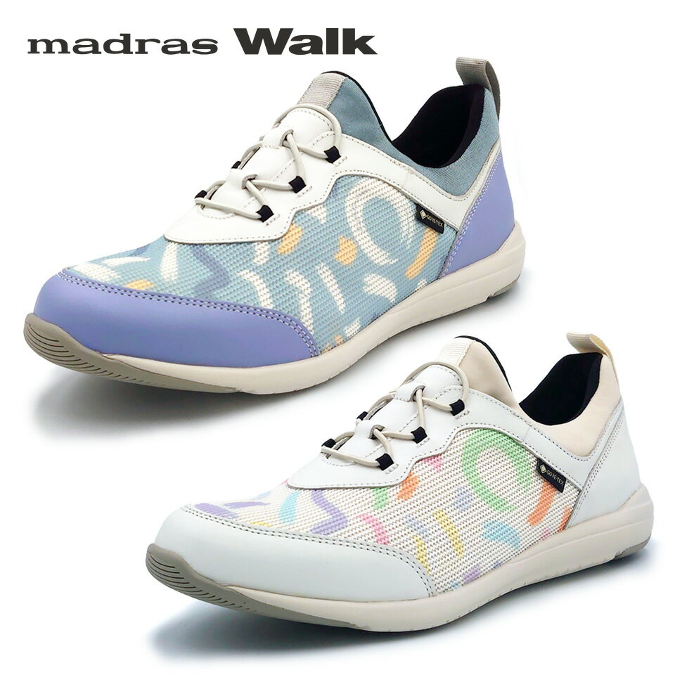 Rakuten - madras Walk マドラスウォーク レディース スリップオン 防水 スニーカー MWL1004B GORE-TEX ゴアテックス 靴 スリッポン