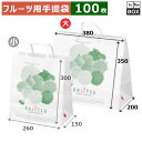 フルーツ用手提袋 果実パレット手提袋 大 380×200×350(mm) 大玉メロン2ヶ用箱「100枚」