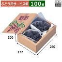 ぶどう用サービス箱 サービス ぶどう 172×250×100(mm) ぶどう大粒2房「100箱」