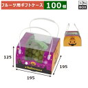 フルーツ用ギフトケース ハロウィンアソートコンビ小 195×195×H125(mm) 「100個」