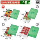 フルーツ用ギフト箱 AWグリーンワールド 小 195×305×97(mm) りんご32玉6個「40箱」