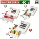 フルーツ用ギフト箱 旬の味覚 大 270×385×95(mm) りんご36玉12個「40箱」