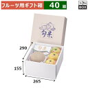フルーツ用ギフト箱 プチ・ロイヤル旬果 265×290×155(mm) 大玉メロン、りんご28玉3個「30箱」