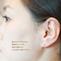 水引リボンお花ピアスセットプチギフトプレゼントお祝い金メッキGP(ゴールドプレート)ラッピング無料