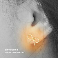 水引リボンお花ピアスセットプチギフトプレゼントお祝い金メッキGP(ゴールドプレート)ラッピング無料