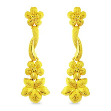 純金 24K ピアス 【送料無料】 【 ENCHANTED GARDEN(エンハンテッド・ガーデン) 】 【ピアス】 【pierced earring】 PRIMAGOLD K24 24金 ゴールド