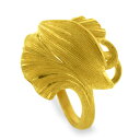 プリマゴールド 純金 リング 指輪 シダの葉 植物 リーフ レディース 女性 24K 24金 ゴールドジュエリー 記念日 誕生日 贈り物 PRIMAGOLD プリマゴールド 送料無料