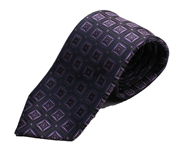 Franco Spada（フランコスパダ）エクスクルーシブネクタイ 日本販売店 FS26S2-C1-5 パープル小紋柄