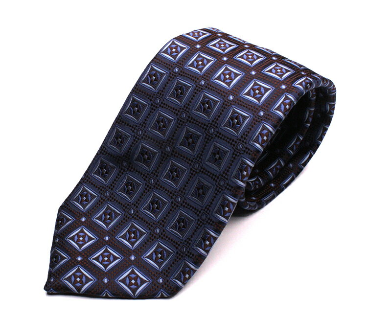 Franco Spada（フランコスパダ）エクスクルーシブネクタイ 日本販売店 FS26S2-C1-6 ブラウン小紋柄