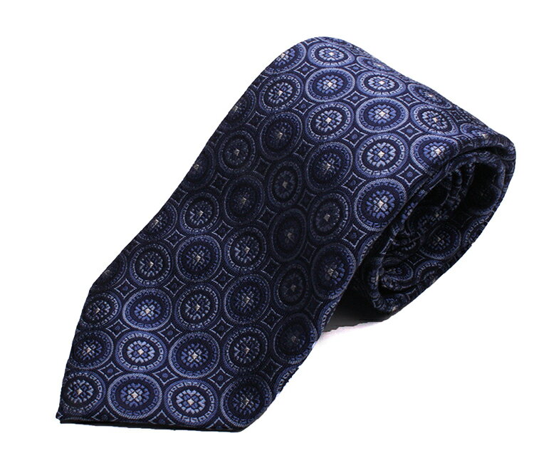 Franco Spada（フランコスパダ）エクスクルーシブネクタイ 日本販売店 FS26S2-C3-2 ブルー小紋柄