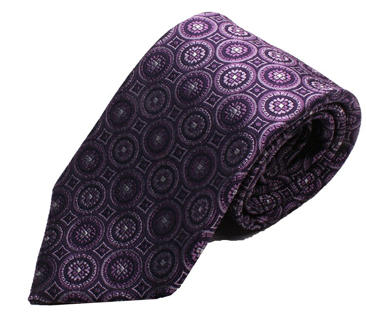 Franco Spada（フランコスパダ）エクスクルーシブネクタイ 日本販売店 FS26S2-C3-5 パープル小紋柄