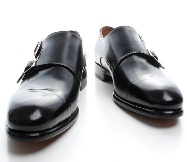 Stefano Branchini （ステファノブランキーニ）日本販売店ダブルモンクストラップ　S3982-NERO