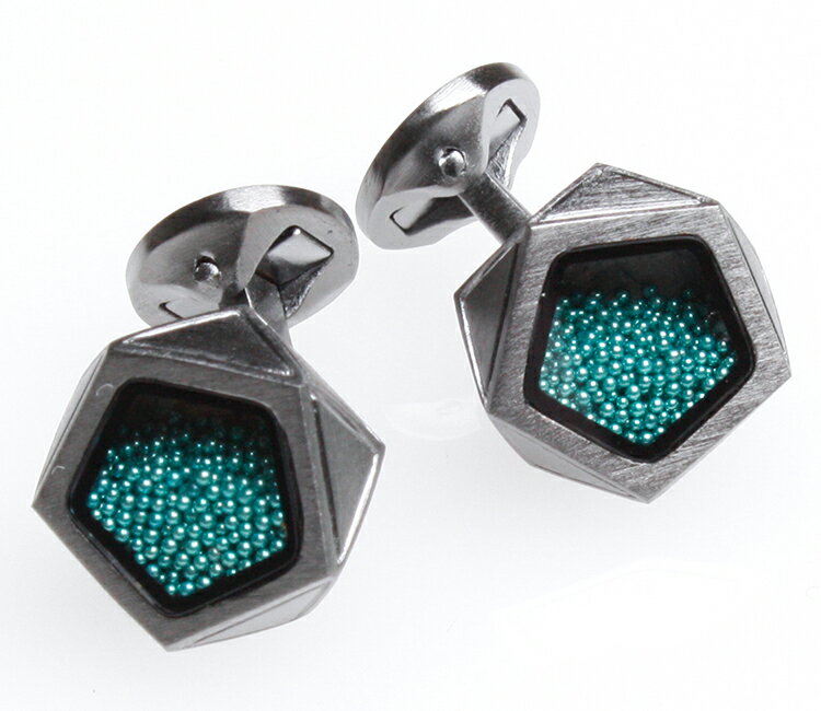 TATEOSSIAN(タテオシアン)カフリンクス 日本販売店 CF0447-Turquoise Caviar Beads