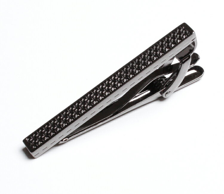 TATEOSSIAN（タテオシアン）THOMPSON（トンプソン）タイクリップ　日本販売店　TC0554-Graphic Rhodium