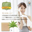 アロエ石鹸（100g）｜無農薬栽培の宮古島産アロエベラ使用 驚くほど超しっとり 手作りコールドプロセス製法 無香料 チュフディー ナチュールプレゼント ギフト