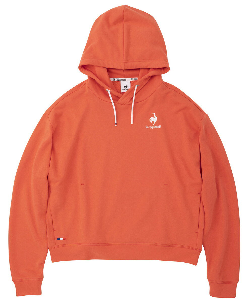 ルコック le coq sportif QMWTJF40 マルチトレ-ニング トップス(SET) LCS エアロンスウェットパーカー ホットコーラル