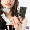 ＼619の日＋α 3日間 P10倍／ミラー メイク直し 二面鏡 メイクアップミラー コンパクトミラー キラキラ デコ 手鏡 メイク 両面ミラー 折りたたみ 2面 スクエア おしゃれ 軽量 コスメ