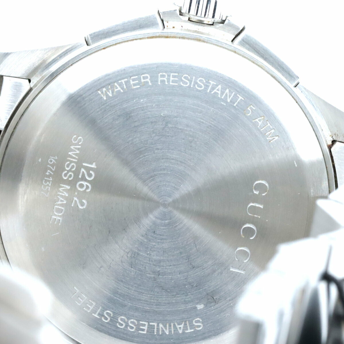 【中古】 グッチ G-タイムレス クロノグラフ メンズ YA126273 腕時計 質屋出品 【コンビニ受取対応商品】