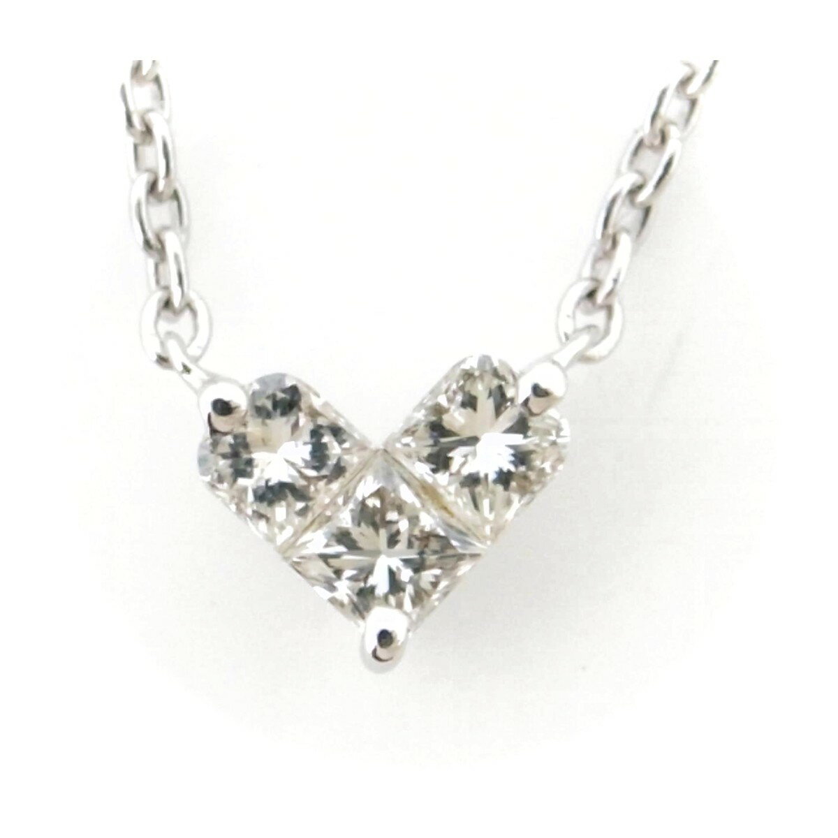 Rakuten - 【中古】 スタージュエリー ダイヤモンドネックレス 0.15ct K18WG(18金 ホワイトゴールド) 質屋出品 【コンビニ受取対応商品】ジュエリー