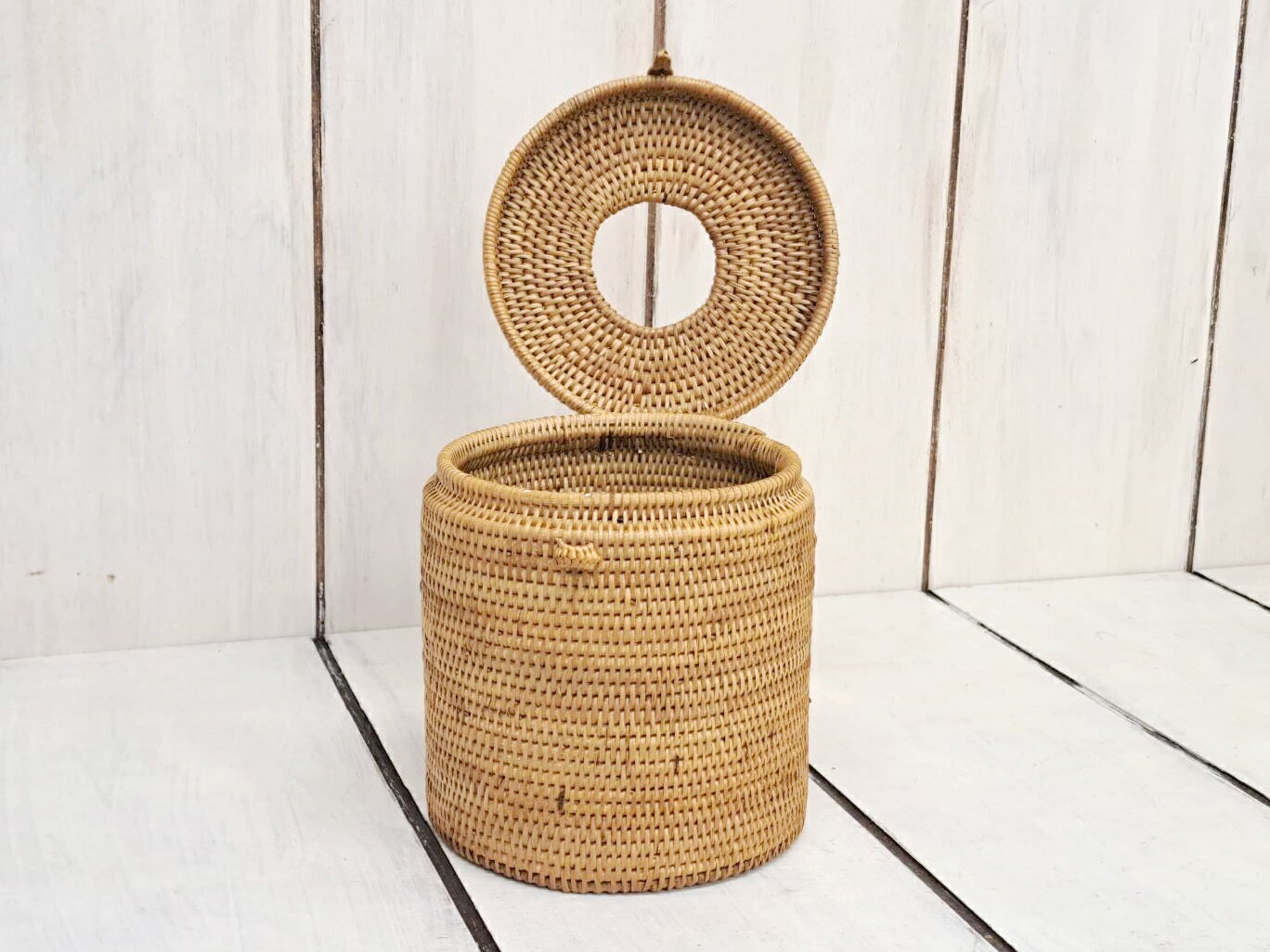 アタ トイレットペーハーケース ボックス インテリア ナチュラル カバー 籠 バリ島 [2]