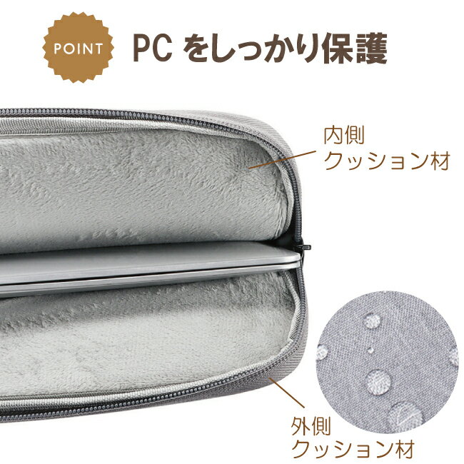 ＼お買い物マラソン/ パソコンケース ノートパ...の紹介画像3