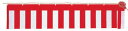 紅白幕72cm×4間（720cm）1枚 装飾 のれん アピール 案内 集客 パチンコ備品 送料無料