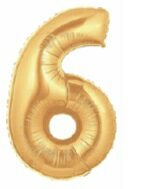 数字バルーン 40 メタリックカラー ゴールド 1枚 装飾 バルーン ディスプレイ 数字 ナンバー パチンコ備品 送料無料