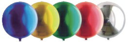 4Bバルーンミラーボール (レッド) (10枚) 1セット 装飾 バルーン ディスプレイ ミラー パチンコ備品 送料無料