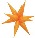 ミリオンスター(IPオレンジ) (10枚) 1セット 装飾 バルーン ディスプレイ スター パチンコ備品 送料無料
