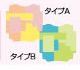 ダートルマット取替マット モザイクパターンA (300枚) 1箱 トイレ備品 抗菌 吸収 消臭 貼るだけ簡単 パチンコ備品 送料無料