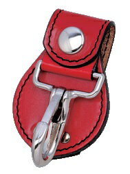 Sフックキーホルダー レッド 1個 皮 ベルト 鍵 フック 多機能 使いやすい パチンコ 備品 送料無料 売れ筋