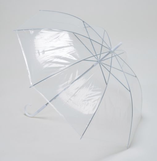ビニール(POE)傘 透明 (60本) 全長500mm 1箱 お手軽 手開き ビニール傘 パチンコ備品 送料無料