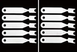 ステンレス製釘角度ゲージバラ ( 6°) 1個 パチンコ工具 釘角度ゲージ 釘調整 パチンコ用品 送料無料