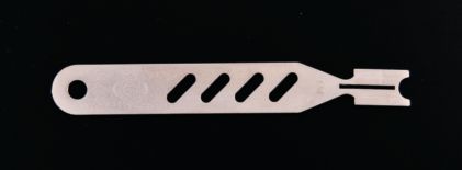 高精度両面釘角度ゲージチタンバラ(9°) 1個 パチンコ工具 釘角度ゲージ 釘調整 パチンコ用品 送料無料