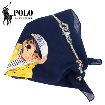 ラルフローレン バンダナ ポロベア Polo Ralph Lauren OCEAN'S CHALLENGE BEAR SCARF スカーフ ハンカチ メンズ レディース ラルフ ハンカチ Poloベア 人気 ブランド ギフト