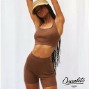 【送料無料】【Oscalito(オスカリート)】天然素材、敏感肌の方におすすめ、クロップドトップ、ブラレット、イタリア、コットン100%、天然素材、通気性、汗取...