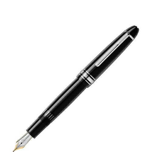 MONTBLANC P146Fモンブラン マイスターシュテュックプラチナコーティング ル・グラン 万年筆14Kプラチナ装飾ペン先 F（細字）ブラック×シルバー※取寄品