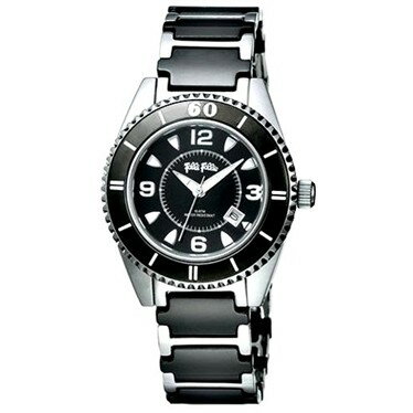 FOLLIFOLLIEWF4T0015BDKフォリフォリ腕時計 シルバ・ブラックベルト