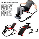 ローイング トレーニング 腹筋アルインコ直営店 ALINCOマルチローイングジムDX レッド EXG244R腹筋マシーン シットアップ エクササイズ ダイエット...