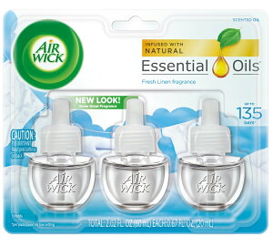 ̵ ˧  ˧  AIR WICK Essential Oils å å󥷥륪 ͤؤ 3ĥå ץ饰 ꥫ ˧  Fresh Linen եåͥ ꥹޥ