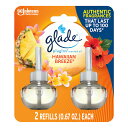 送料無料 glade グレード 芳香剤 部屋 プラグイン リフィル 詰替用2個入り HAWAIIAN BREEZE アメリカ 芳香剤 ハワイ アンブリーズ お部屋の芳香剤 芳香剤 部屋用 AIR WICK