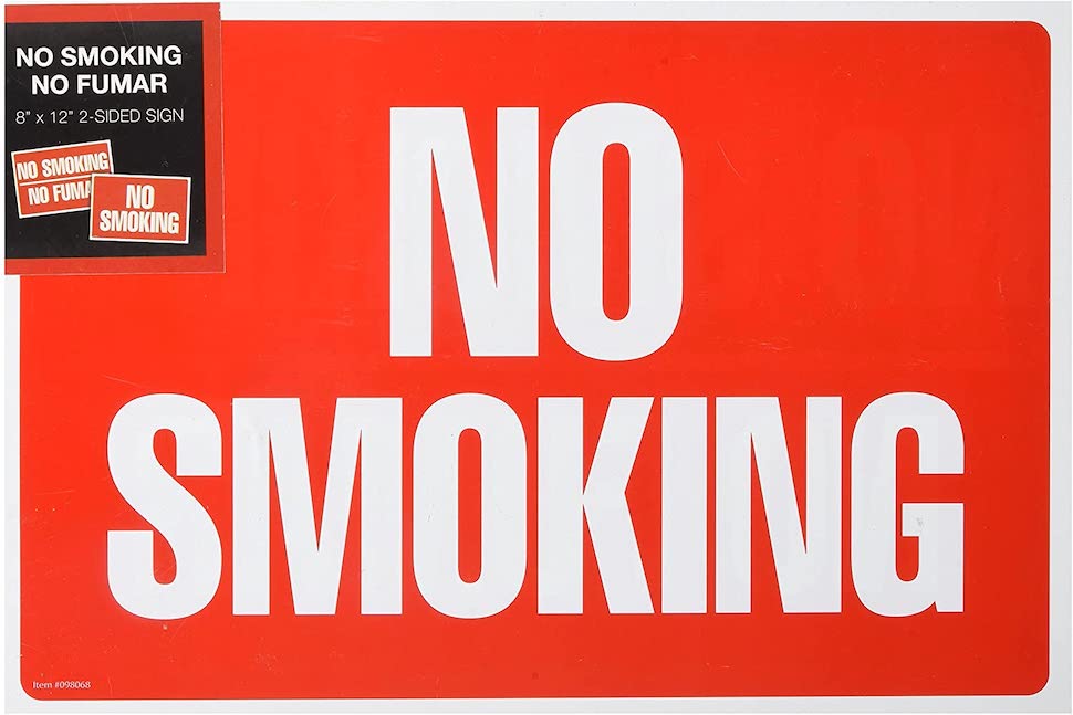 COSCO NO SMOKING ノースモーキングサイン 禁煙 サイン ショップサインボード アメリカ雑貨 アメリカの..