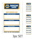 ステッカー オイルチェンジステッカー 車 バイク 整備 オイル交換 アメリカ かっこいい napa auto care NAPA 3枚セット ガレージ アメ車 USDM