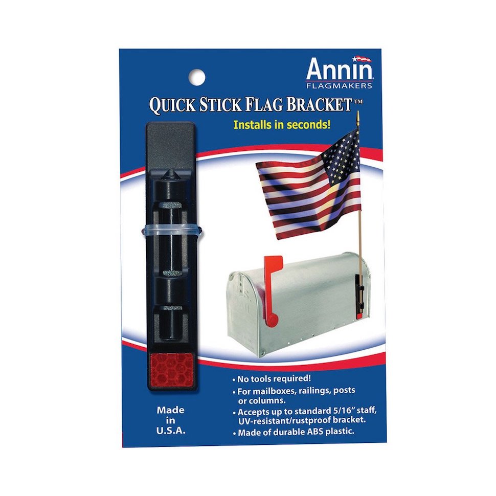 星条旗 ハンドフラッグブラケット Annin Quick Stick Flag Bracket アメリカ国旗 フラッグ 旗 メールボックス ポスト アメリカ雑貨 Made in USA