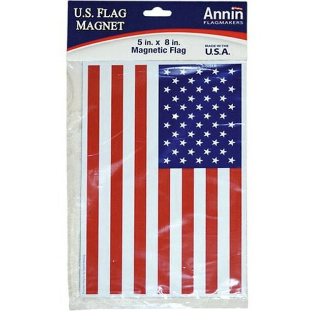 星条旗 Annin USA FLAG MAGNET 5inx7in 車 USフラッグ マグネット アメリカ国旗 フラッグ 旗 12.5 x 20..