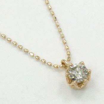 K10PG天然ダイヤ 0.23ct プチネック...の紹介画像3